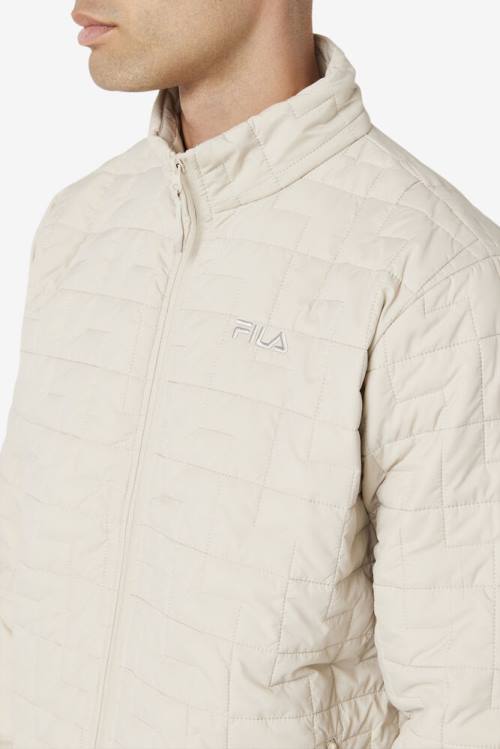 Fila Commuter Jakne Moški Olivno Zelene | Fila367UA