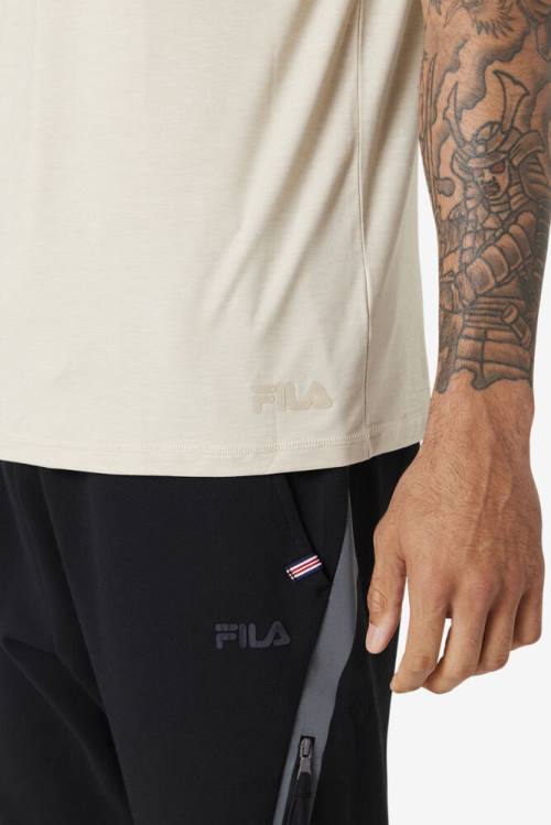 Fila Commuter Tee Majice Moški Bela | Fila694KA