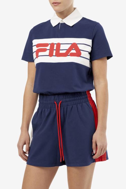 Fila Dakota Polo Majica Ženske Mornarica | Fila821KC