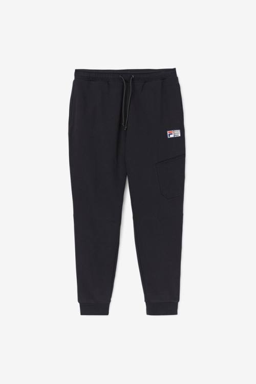 Fila Danube Jogger Hlače Moški Črna | Fila457OY