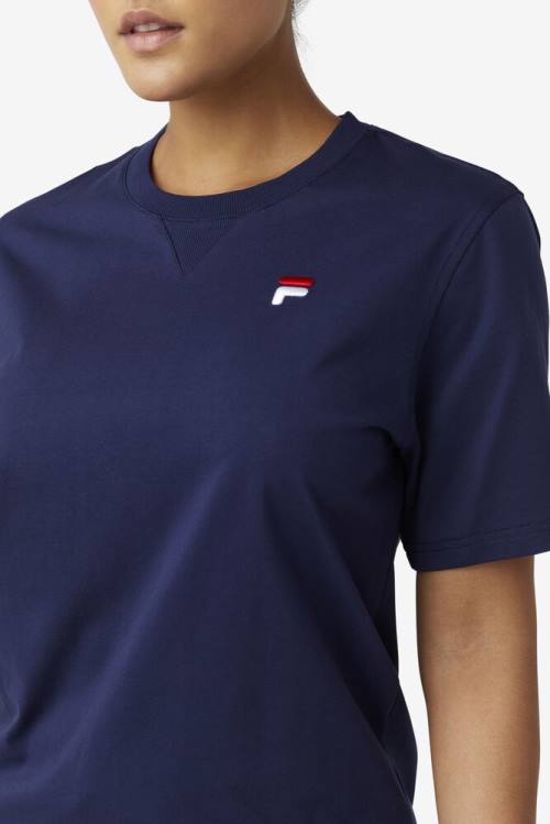 Fila Derion Tee Majice Moški Mornarica | Fila539XT