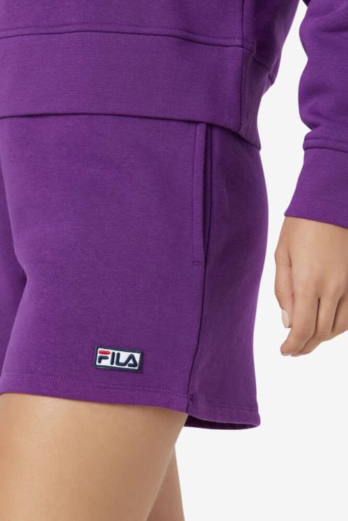 Fila Diara High Rise Kratke Hlače Ženske Vijolična | Fila879VG