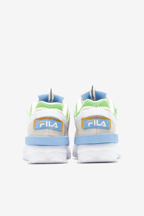 Fila Disruptor 2 Exp Superge Ženske Bela / Modra / Zelena | Fila542IZ