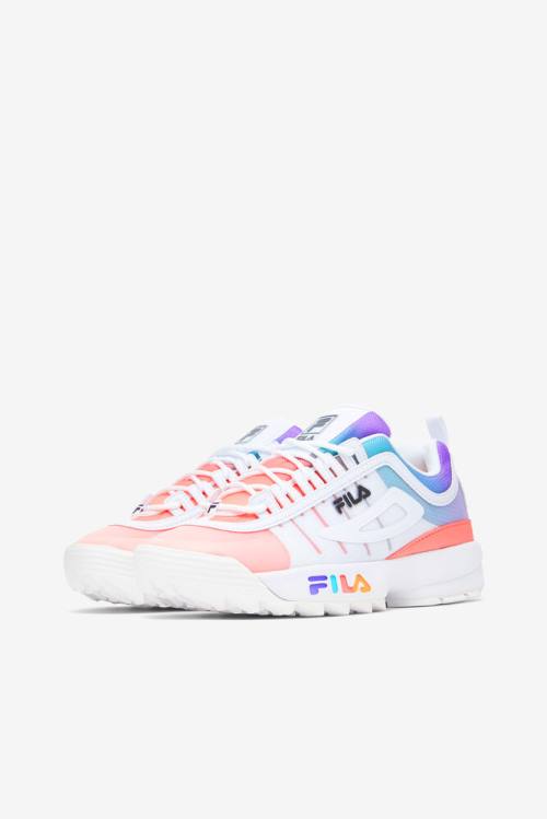 Fila Disruptor 2 Monomesh Superge Ženske Bela / Črna / Večbarvni | Fila854RL