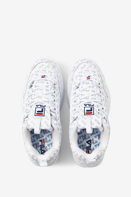 Fila Disruptor 2 Multi Superge Ženske Bela / Mornarica / Rdeča | Fila691AM