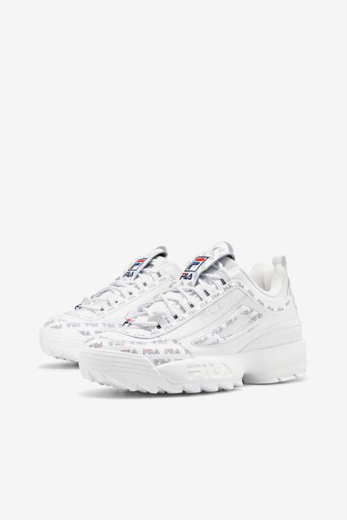 Fila Disruptor 2 Multiflag Superge Ženske Bela / Mornarica / Rdeča | Fila680XH