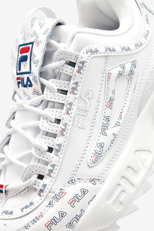 Fila Disruptor 2 Multiflag Superge Ženske Bela / Mornarica / Rdeča | Fila680XH