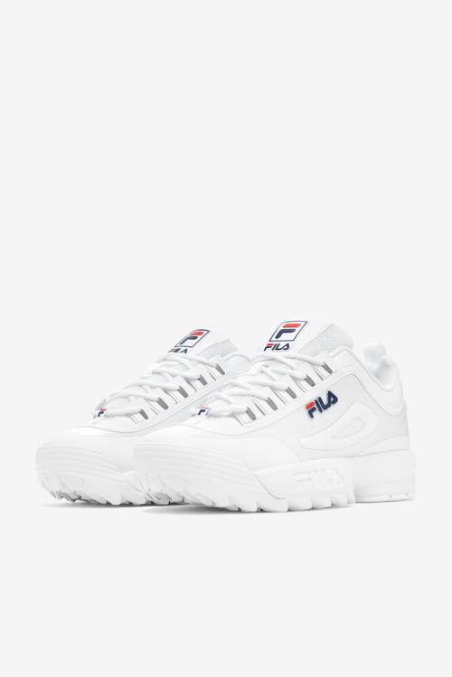 Fila Disruptor 2 No-sew Superge Moški Bela / Mornarica / Rdeča | Fila519CF