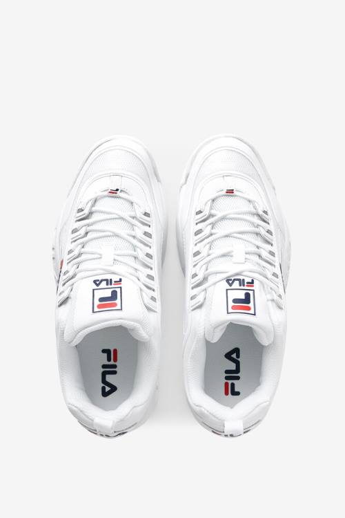 Fila Disruptor 2 No-sew Superge Moški Bela / Mornarica / Rdeča | Fila519CF