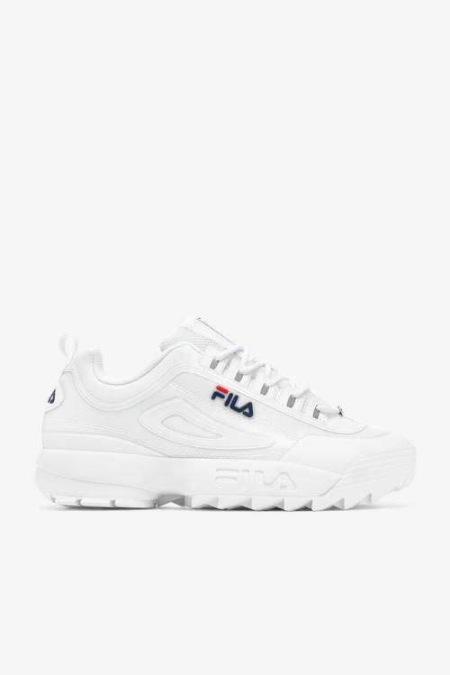 Fila Disruptor 2 No-sew Superge Moški Bela / Mornarica / Rdeča | Fila519CF