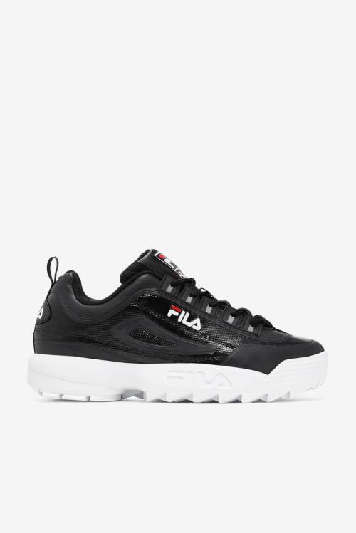 Fila Disruptor 2 No-sew Superge Moški Črna / Rdeča / Bela | Fila694XV