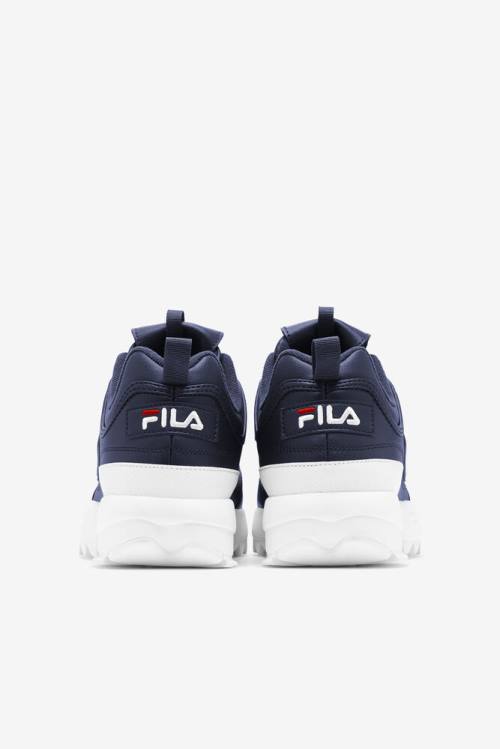 Fila Disruptor 2 Premium Superge Moški Mornarica / Bela / Rdeča | Fila609UA