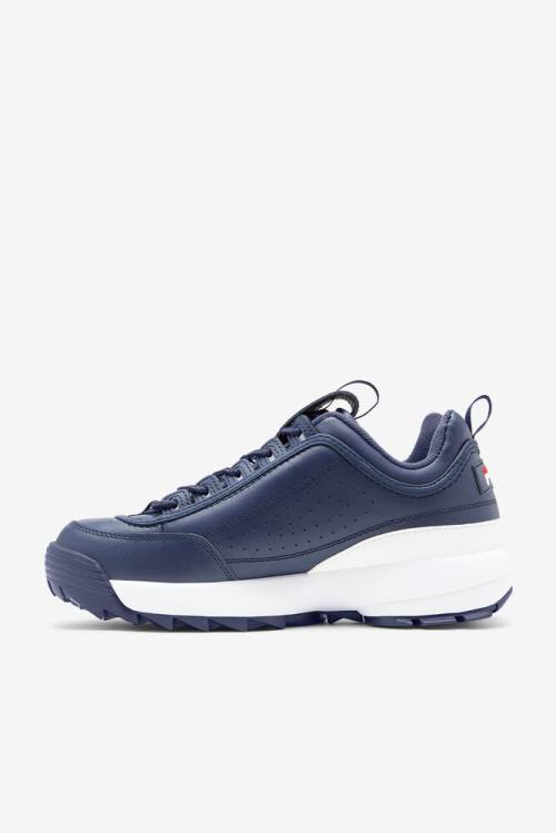 Fila Disruptor 2 Premium Superge Moški Mornarica / Rdeča / Bela | Fila739BY