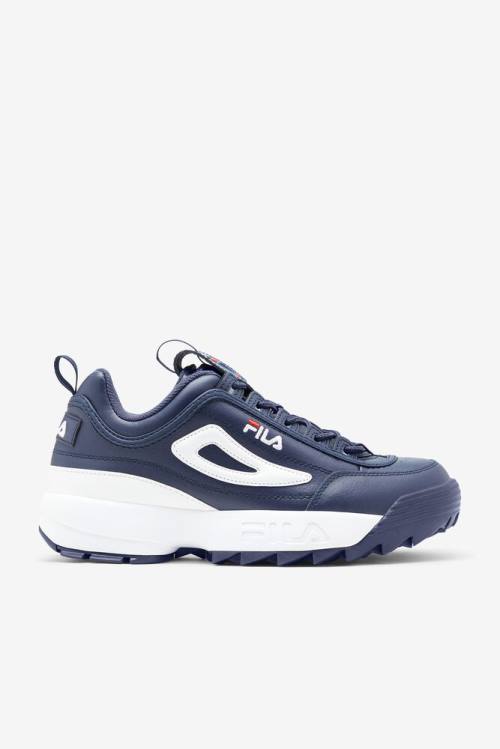 Fila Disruptor 2 Premium Superge Moški Mornarica / Rdeča / Bela | Fila739BY