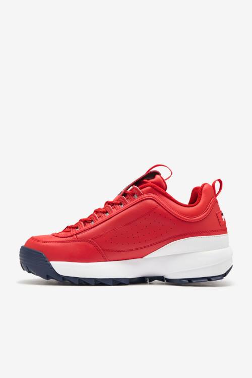 Fila Disruptor 2 Premium Superge Moški Rdeča / Bela / Mornarica | Fila269MI