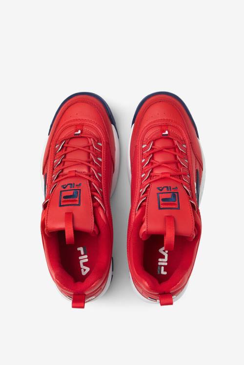 Fila Disruptor 2 Premium Superge Moški Rdeča / Bela / Mornarica | Fila269MI