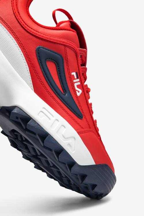 Fila Disruptor 2 Premium Superge Moški Rdeča / Bela / Mornarica | Fila269MI