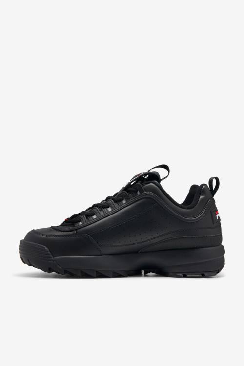 Fila Disruptor 2 Premium Superge Moški Črna / Bela / Rdeča | Fila596TO