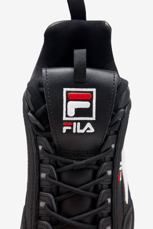 Fila Disruptor 2 Premium Superge Moški Črna / Bela / Rdeča | Fila596TO