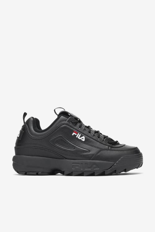 Fila Disruptor 2 Premium Superge Moški Črna / Bela | Fila738ZB