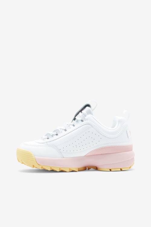 Fila Disruptor 2 Premium Superge Ženske Bela / Roza | Fila486WD