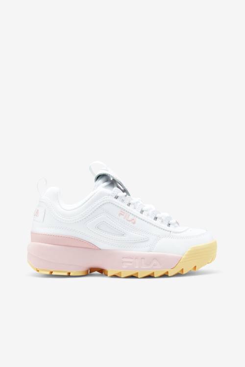 Fila Disruptor 2 Premium Superge Ženske Bela / Roza | Fila486WD