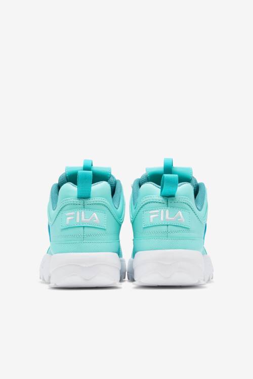 Fila Disruptor 2 Premium Superge Ženske Modra / Turkizna / Bela | Fila872HK