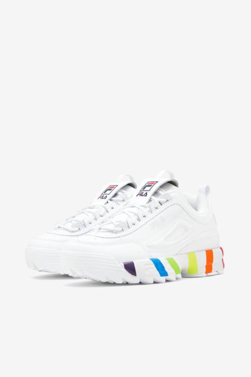 Fila Disruptor 2 Pride Superge Ženske Bela / Večbarvni | Fila496DL