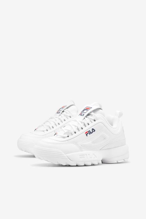 Fila Disruptor 2 Superge Moški Bela / Mornarica / Rdeča | Fila703SH