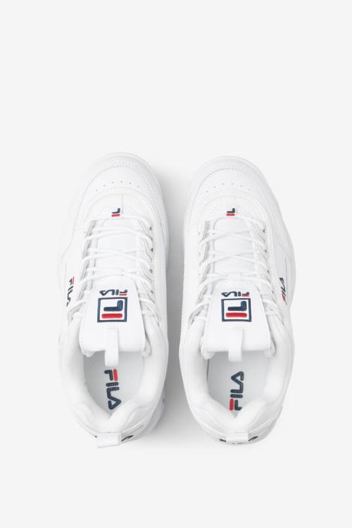 Fila Disruptor 2 Superge Moški Bela / Mornarica / Rdeča | Fila703SH