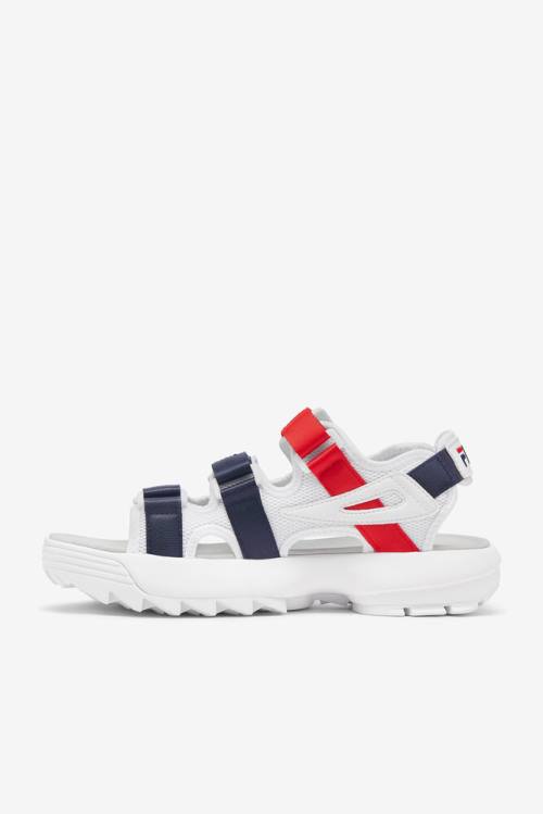 Fila Disruptor Sandali Moški Bela / Mornarica / Rdeča | Fila912SU