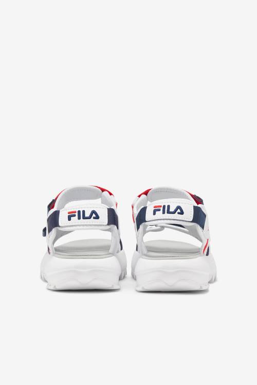 Fila Disruptor Sandali Moški Bela / Mornarica / Rdeča | Fila912SU