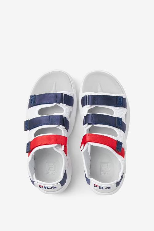 Fila Disruptor Sandali Moški Bela / Mornarica / Rdeča | Fila912SU