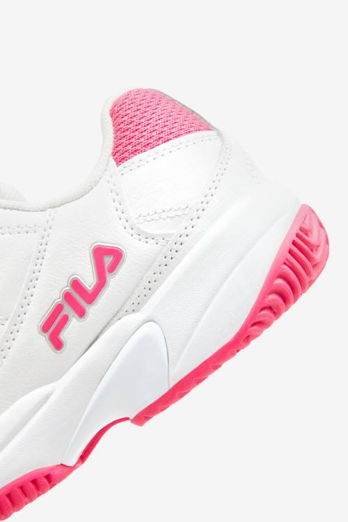 Fila Double Bounce Superge Ženske Bela / Roza / Kovinski Srebrna | Fila142NC