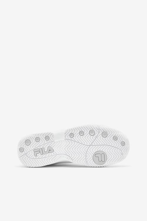 Fila Double Bounce Superge Ženske Bela / Kovinski Srebrna | Fila725YI