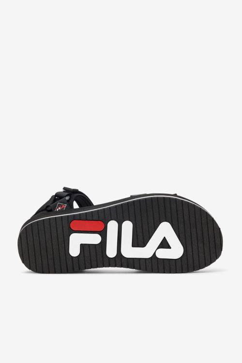 Fila Drifter Dns 90s Sandali Moški Črna / Bela / Rdeča | Fila472NR