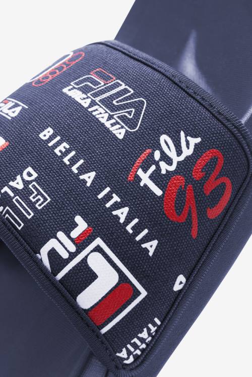 Fila Drifter Lux Patchwork Natikači Moški Mornarica / Rdeča / Bela | Fila195UP