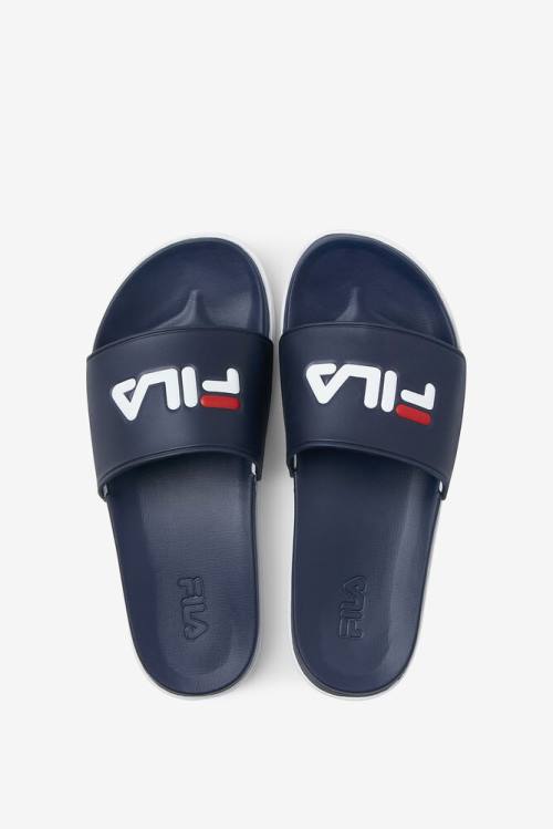 Fila Drifter Luxe Natikači Moški Mornarica / Bela | Fila745QD