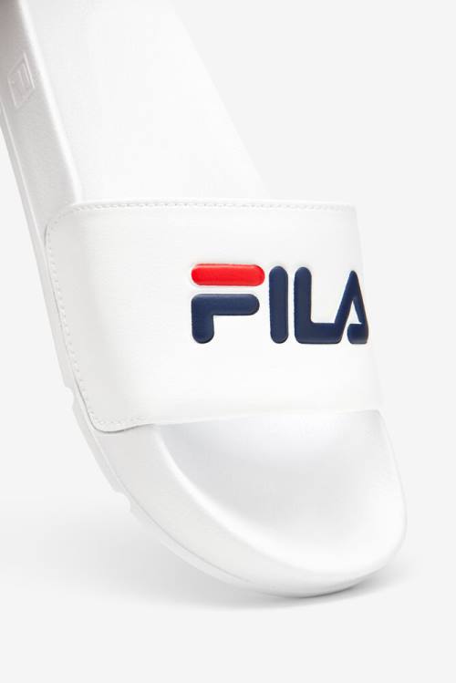 Fila Drifter Natikači Ženske Bela / Mornarica / Rdeča | Fila032DF