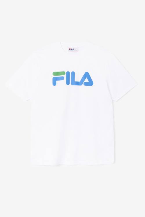 Fila Eagle Tee Majice Moški Bela / Modra | Fila082BP