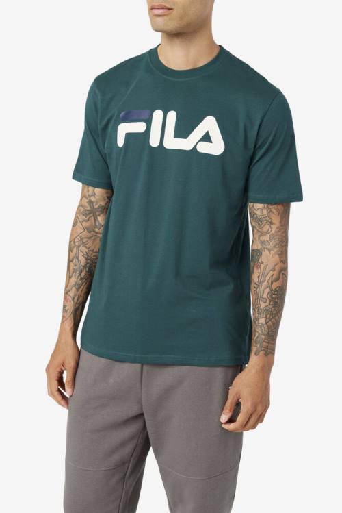 Fila Eagle Tee Majice Moški Bela / Črna | Fila367BP