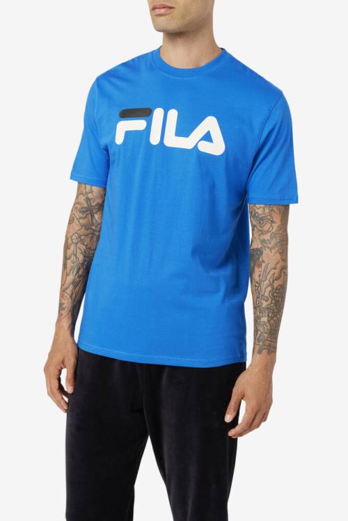 Fila Eagle Tee Majice Moški Modra / Bela / Črna | Fila267NC