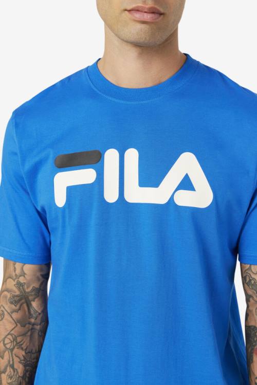 Fila Eagle Tee Majice Moški Modra / Bela / Črna | Fila267NC