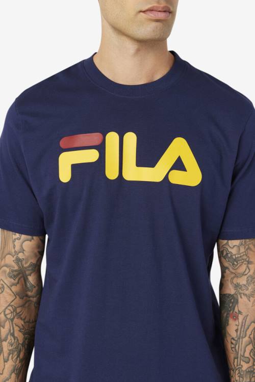 Fila Eagle Tee Majice Moški Mornarica | Fila183VR