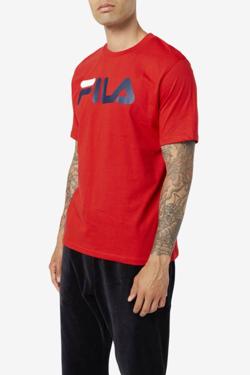 Fila Eagle Tee Majice Moški Rdeča | Fila213OV