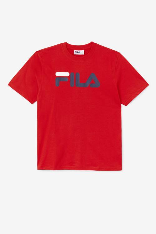 Fila Eagle Tee Majice Moški Rdeča | Fila213OV