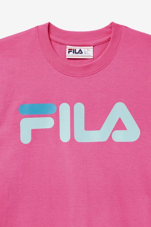 Fila Eagle Tee Majice Moški Roza | Fila519FK