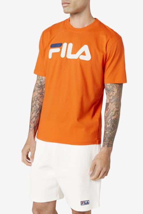 Fila Eagle Tee Majice Moški Roza / Siva / Mornarica | Fila426HU