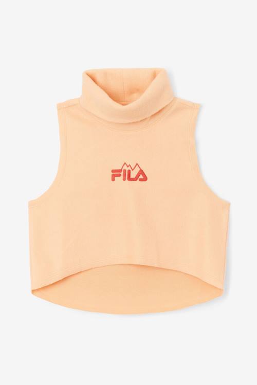 Fila Eliana Cropped Neck Warmer Majice Ženske Oranžna | Fila315IX