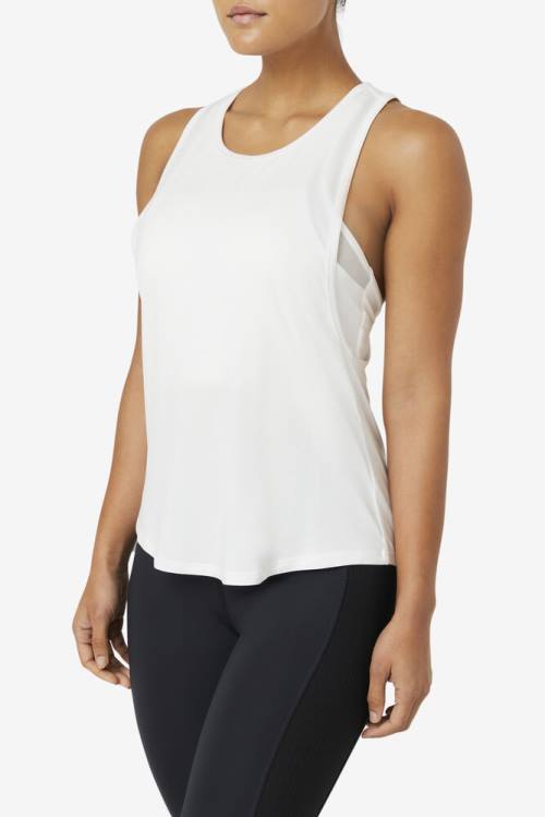 Fila Fi-lux Long Tank Top Majice Ženske Bela | Fila375VP